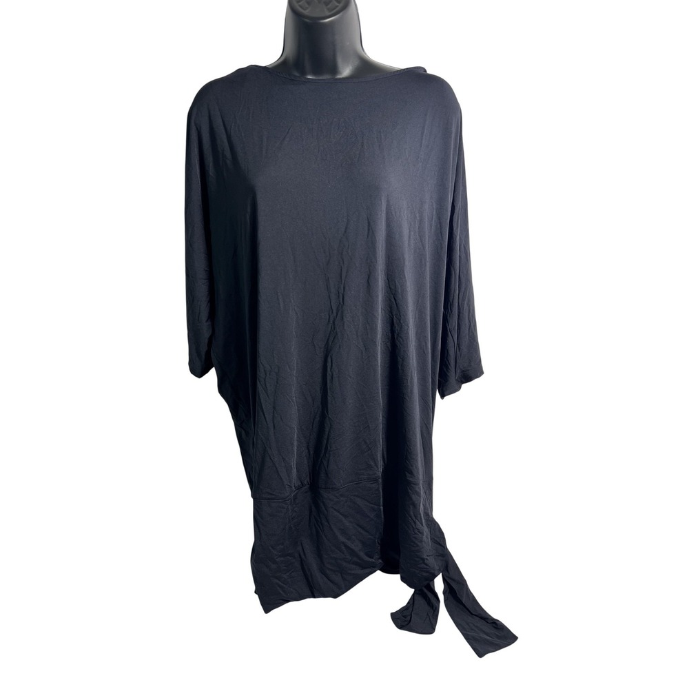 Michael Michael Kors Dress Womens‎ Medium Black Dolman Sleeve Belted Tunic Soft